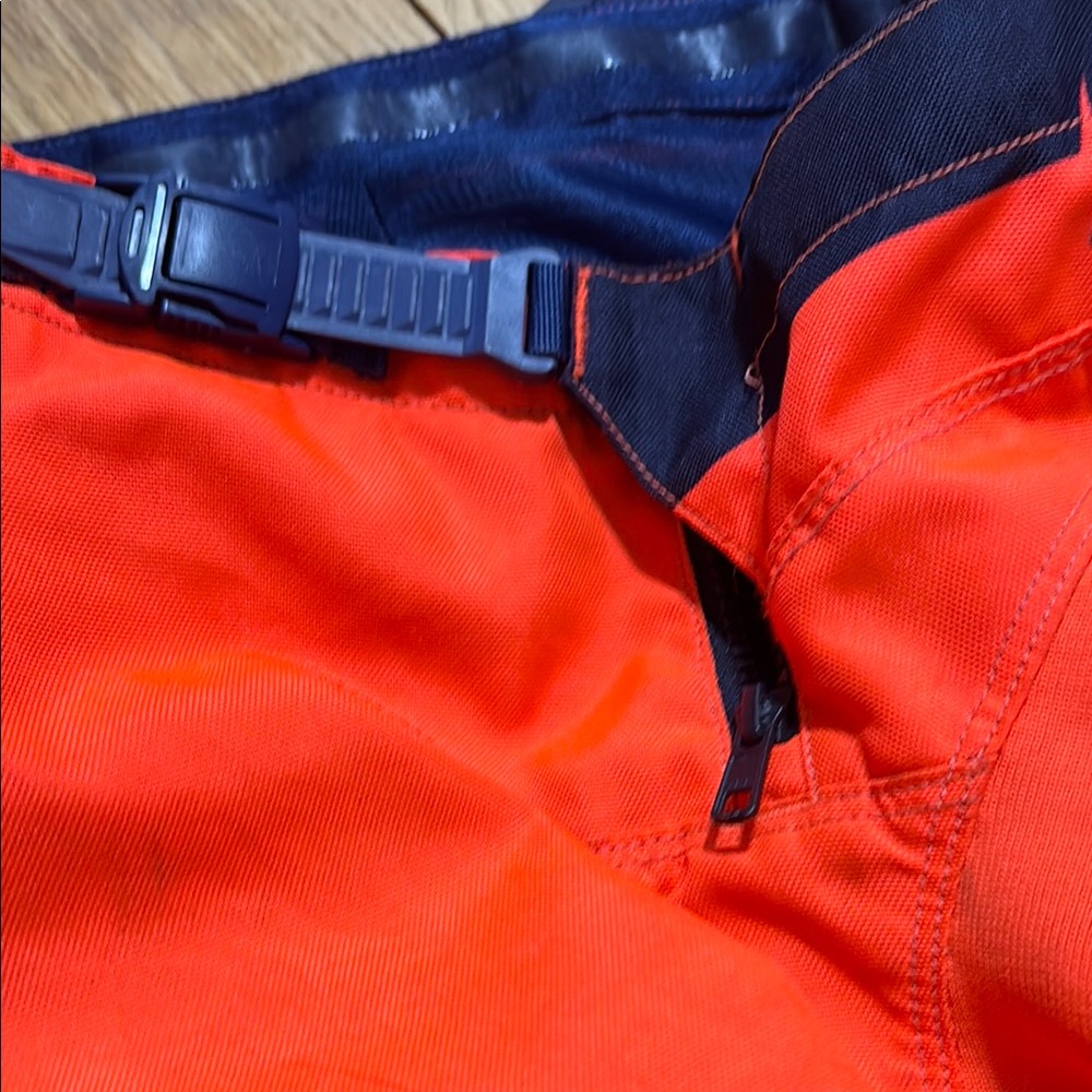 Fox Racing Orange and Navy Riding Pants - Picture 6 of 11